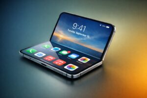 Foldable iPhone AI Image